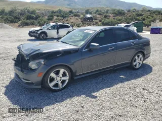 2011 Mercedes-Benz C 300 Sport with VIN WDDGF8BB9BR182800, listed as a Copart auction lot 58906615 with 166,262 mi miles and Salvage title. Bid and sale history available at DreamBid. Image 1.