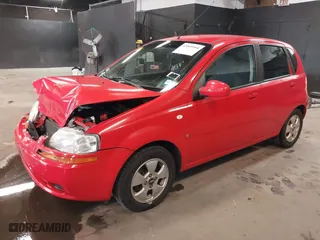 2008 Chevrolet Aveo LS with VIN KL1TD66688B263652, listed as a IAAI auction lot 42009584 with 64,610 mi miles. Bid and sale history available at carsss.com. Image 17.