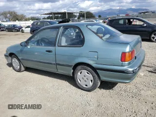 1993 Toyota Tercel DX with VIN JT2EL43S8P0368057, listed as a Copart auction lot 44573625 with 229,631 mi miles and Clean Title. Bid and sale history available at carsss.com. Image 2.