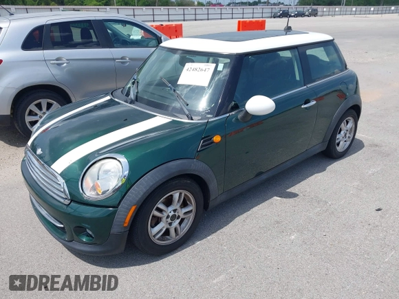 2012 MINI Hardtop with VIN WMWSU3C51CT260588, listed as a IAAI auction lot 42482647 with 117,045 mi miles and . Bid and sale history available at DreamBid. Image 2.