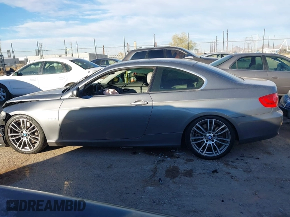 2013 BMW 3 Series 335i with VIN WBAKG7C55DJ438109, listed as a IAAI auction lot 41498661 with 94,579 mi miles and . Bid and sale history available at DreamBid. Image 14.