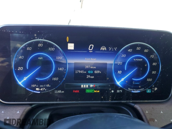 2023 Mercedes-Benz EQS 450 z VIN 4JGDM2EB7PA005241, wystawiony jako Copart lot #42552285 z przebiegiem 17 945 mil mil oraz Szkoda całkowita • Salvage title. Historia ofert i sprzedaży dostępna na DreamBid. Obrazek 9.