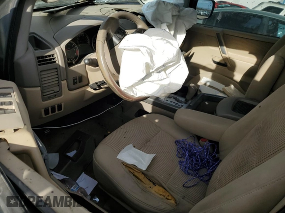 2008 Nissan Titan SE with VIN 1N6AA06A58N323988, listed as a Copart auction lot 48158085 with Not Provided miles and Salvage Title. Bid and sale history available at carsss.com. Image 8.