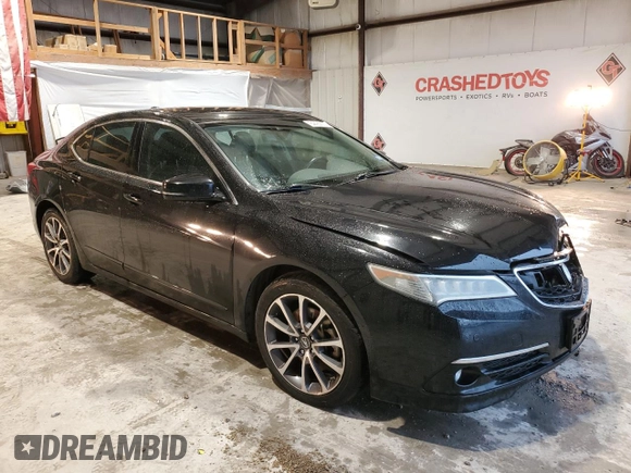 2017 Acura TLX V6 w/Advance Pkg with VIN 19UUB2F79HA004194, listed as a Copart auction lot 84422374 with 119,019 mi miles and Salvage title. Bid and sale history available at DreamBid. Image 4.