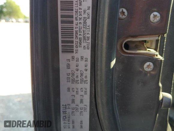2018 Ram 1500 Tradesman with VIN 1C6RR7KM7JS338420, listed as a Copart auction lot 56215405 with 241,446 mi miles and Salvage title. Bid and sale history available at DreamBid. Image 12.