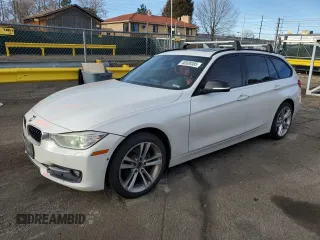 2014 BMW 3 Series 328d xDrive with VIN WBA3K5C59EKT33270, listed as a Copart auction lot 48509305 with 142,690 mi miles and Salvage title. Bid and sale history available at DreamBid. Image 1.