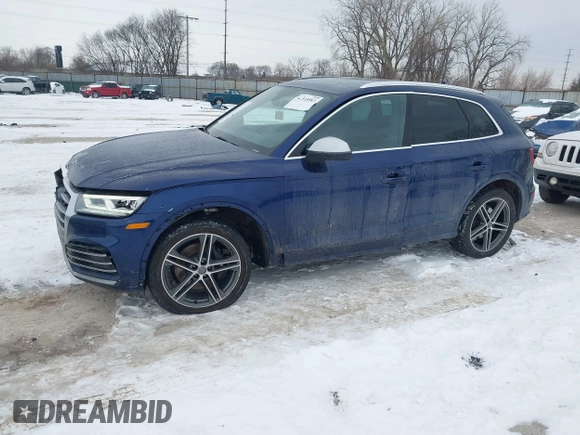 2019 Audi SQ5 Premium with VIN WA1A4AFY5K2026154, listed as a IAAI auction lot 41318583 with 86,682 mi miles. Bid and sale history available at carsss.com. Image 17.