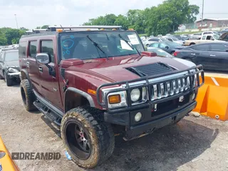2003 Hummer H2 z VIN 5GRGN23U63H104801, wystawiony jako IAAI lot #42394382 z przebiegiem 146 203 mil mil oraz . Historia ofert i sprzedaży dostępna na DreamBid. Obrazek 1.