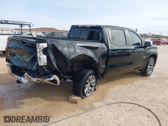 2021 Chevrolet Silverado 1500 LT with VIN 1GCUYDED9MZ178701, listed as a IAAI auction lot 41085034 with 81,682 mi miles. Bid and sale history available at carsss.com. Image 4.