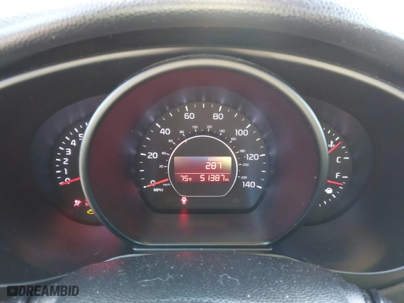2016 Kia Soul with VIN KNDJN2A24G7341632, listed as a IAAI auction lot 41990934 with 51,387 mi miles. Bid and sale history available at carsss.com. Image 7.