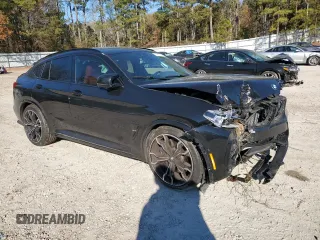 2020 BMW X4 M Competition z VIN 5YMUJ0C00L9C44560, wystawiony jako Copart lot #83274014 z przebiegiem Nie podano mil oraz Szkoda całkowita • Salvage title. Historia ofert i sprzedaży dostępna na DreamBid. Obrazek 4.