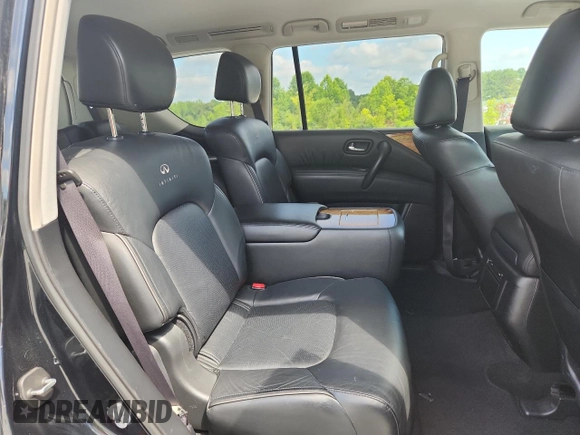 2014 Infiniti QX80 with VIN JN8AZ2NF0E9554617, listed as a Copart auction lot 61497525 with 209,942 mi miles and Salvage title. Bid and sale history available at DreamBid. Image 11.