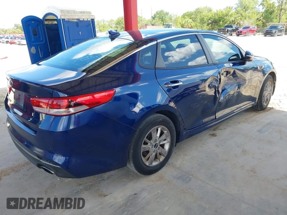 2018 Kia Optima LX with VIN 5XXGT4L38JG234793, listed as a IAAI auction lot 42526098 with 142,034 mi miles and . Bid and sale history available at DreamBid. Image 4.