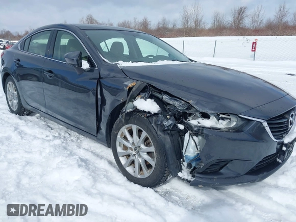 2015 Mazda 6 i Sport with VIN JM1GJ1U6XF1175925, listed as a IAAI auction lot 41704201 with 115,404 mi miles. Bid and sale history available at carsss.com. Image 6.