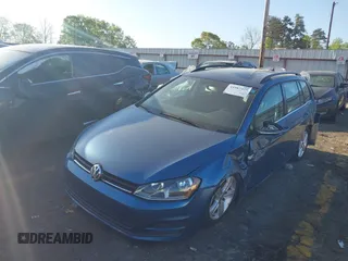 2015 Volkswagen Golf SportWagen TDI SE with VIN 3VWCA7AUXFM517359, listed as a IAAI auction lot 41987425 with 146,708 mi miles. Bid and sale history available at carsss.com. Image 16.