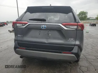 2021 Toyota RAV4 Hybrid XSE with VIN 4T3E6RFVXMU032385, listed as a Copart auction lot 53966625 with 113,506 mi miles and Salvage title. Bid and sale history available at DreamBid. Image 6.