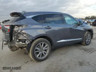 2020 Acura RDX w/Technology Pkg with VIN 5J8TC1H52LL007935, listed as a Copart auction lot 87445014 with 62,447 mi miles and Salvage Title. Bid and sale history available at carsss.com. Image 3.