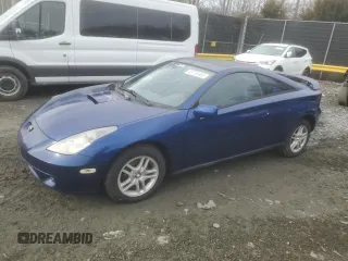 2002 Toyota Celica GT with VIN JTDDR32T920140518, listed as a Copart auction lot 43759465 with 166,627 mi miles and Salvage Title. Bid and sale history available at carsss.com. Image 1.