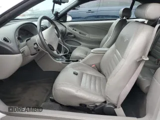 1999 Ford Mustang GT with VIN 1FAFP45X0XF234431, listed as a Copart auction lot 47402055 with 105,861 mi miles and Salvage title. Bid and sale history available at DreamBid. Image 7.