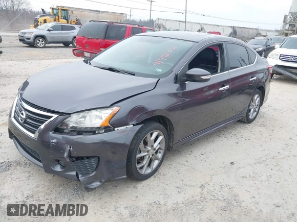 2015 Nissan Sentra SV with VIN 3N1AB7AP4FY381663, listed as a IAAI auction lot 41792516 with 147,706 mi miles and . Bid and sale history available at DreamBid. Image 2.