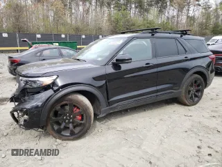 2021 Ford Explorer ST z VIN 1FM5K8GC1MGB77065, wystawiony jako Copart lot #52038225 z przebiegiem 18 425 mil mil oraz Szkoda całkowita • Salvage title. Historia ofert i sprzedaży dostępna na DreamBid. Obrazek 1.