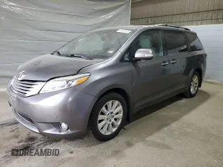 2015 Toyota Sienna Limited z VIN 5TDDK3DC4FS109455, wystawiony jako Copart lot #59036135 z przebiegiem 121 250 mil mil oraz Szkoda całkowita • Salvage title. Historia ofert i sprzedaży dostępna na DreamBid. Obrazek 1.