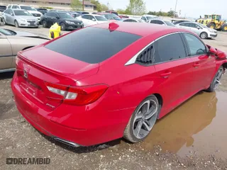 2020 Honda Accord Sedan Sport with VIN 1HGCV1F38LA136334, listed as a IAAI auction lot 41828524 with 79,663 mi miles. Bid and sale history available at carsss.com. Image 4.