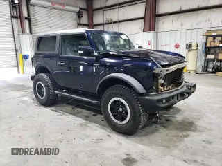 2021 Ford Bronco с VIN 1FMDE5CH0MLA60295, выставлен на аукционе Copart как лот 77109024 с пробегом 12 804 миль миль и Списание • Salvage title. История ставок и продаж доступна на DreamBid. Изображение 15.