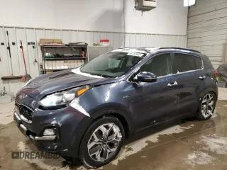 2021 Kia Sportage EX z VIN KNDPNCAC6M7845409, wystawiony jako Copart lot #44781995 z przebiegiem 57 523 mil mil oraz Szkoda całkowita • Salvage title. Historia ofert i sprzedaży dostępna na DreamBid. Obrazek 1.