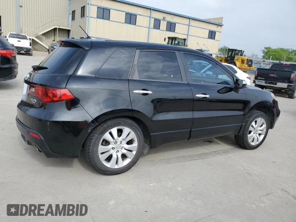 2011 Acura RDX with VIN 5J8TB2H27BA000018, listed as a Copart auction lot 51544725 with 183,404 mi miles and Salvage Title. Bid and sale history available at carsss.com. Image 3.