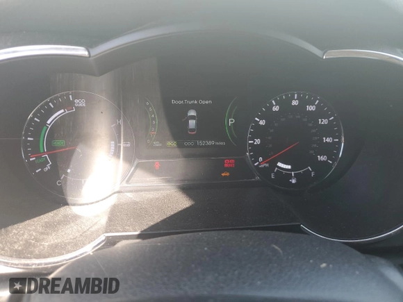 2013 Kia Optima Hybrid LX with VIN KNAGM4AD3D5060467, listed as a Copart auction lot 76614304 with 152,389 mi miles and Salvage Title. Bid and sale history available at carsss.com. Image 9.
