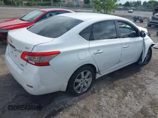 2014 Nissan Sentra SV with VIN 3N1AB7AP7EL635815, listed as a IAAI auction lot 42477654 with 182,596 mi miles and . Bid and sale history available at DreamBid. Image 4.