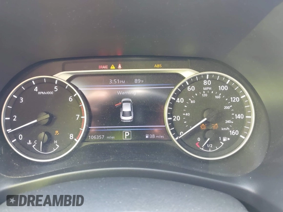 2020 Nissan Sentra SV with VIN 3N1AB8CV1LY214528, listed as a IAAI auction lot 42619402 with 106,357 mi miles and . Bid and sale history available at DreamBid. Image 7.