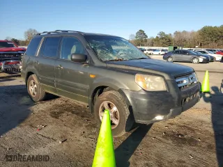 2006 Honda Pilot EX-L with RES with VIN 5FNYF28636B005046, listed as a Copart auction lot 87370014 with 249,354 mi miles and Salvage Title. Bid and sale history available at carsss.com. Image 4.