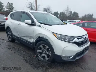 2019 Honda CR-V EX-L with VIN JHLRW2H86KX001274, listed as a IAAI auction lot 41953859 with 73,599 mi miles. Bid and sale history available at carsss.com. Image 1.