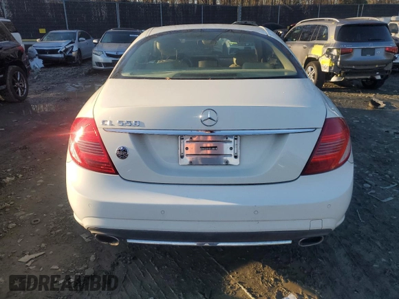 2008 Mercedes-Benz CL-Class V8 with VIN WDDEJ71X98A010416, listed as a Copart auction lot 86632714 with 0 mi miles and Clean Title. Bid and sale history available at carsss.com. Image 6.
