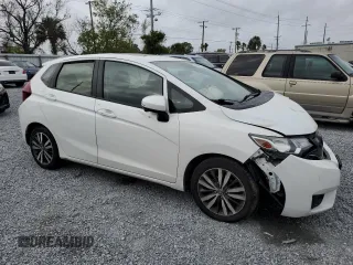 2016 Honda Fit EX-L with VIN JHMGK5H91GS009330, listed as a Copart auction lot 47694185 with 76,023 mi miles and Salvage title. Bid and sale history available at DreamBid. Image 4.