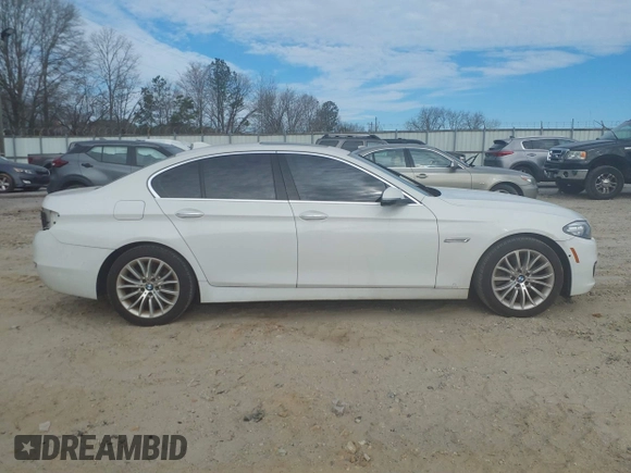 2016 BMW 5 Series 528i with VIN WBA5A5C54GG352746, listed as a IAAI auction lot 41706237 with 93,545 mi miles. Bid and sale history available at carsss.com. Image 13.