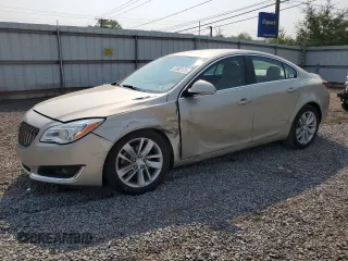 2014 Buick Regal with VIN 2G4GK5EX8E9182311, listed as a Copart auction lot 59602125 with 98,860 mi miles and Salvage title. Bid and sale history available at DreamBid. Image 1.