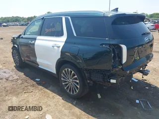 2023 Hyundai Palisade Calligraphy z VIN KM8R74GE4PU590391, wystawiony jako IAAI lot #42475508 z przebiegiem 38 015 mil mil oraz . Historia ofert i sprzedaży dostępna na DreamBid. Obrazek 3.