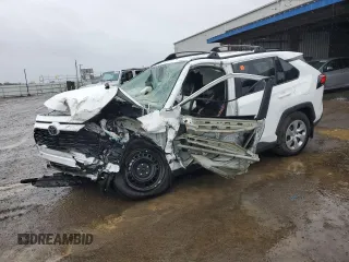 2019 Toyota RAV4 LE with VIN 2T3H1RFV8KC011352, listed as a Copart auction lot 48973505 with 0 mi miles and Salvage Title. Bid and sale history available at carsss.com. Image 1.
