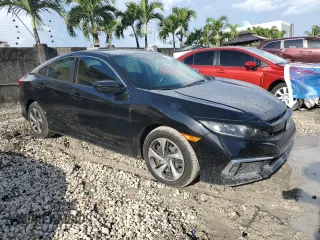 2020 Honda Civic LX with VIN 2HGFC2F69LH532499, listed as a Copart auction lot 65042015 with 96,993 mi miles and Salvage title. Bid and sale history available at DreamBid. Image 4.