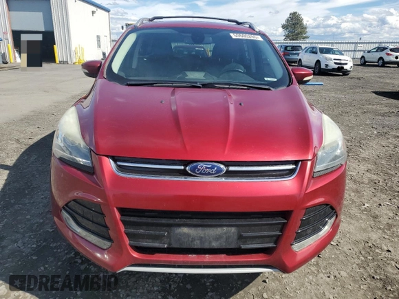 2013 Ford Escape Titanium with VIN 1FMCU0J9XDUD70249, listed as a Copart auction lot 50605265 with 125,309 mi miles and Salvage Title. Bid and sale history available at carsss.com. Image 4.