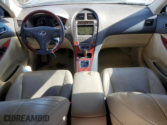 2009 Lexus ES 330 with VIN JTHBJ46G192326388, listed as a Copart auction lot 46501215 with 131,911 mi miles and Salvage Title. Bid and sale history available at DreamBid. Image 8.