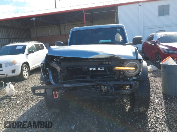 2022 Ford Bronco with VIN 1FMEE5DP5NLB85773, listed as a IAAI auction lot 41184225 with 22,597 mi miles. Bid and sale history available at carsss.com. Image 13.