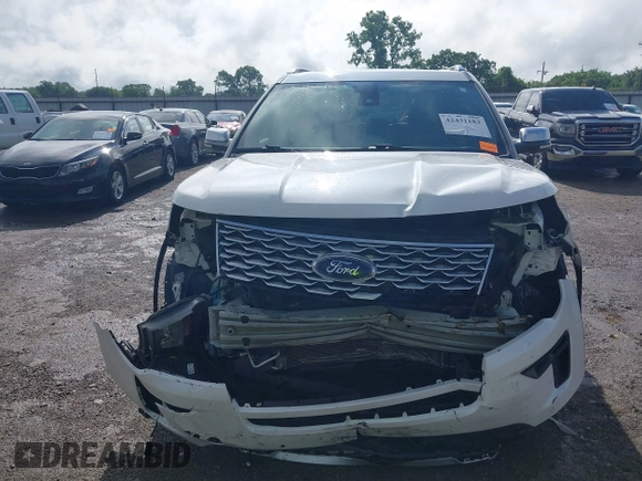 2018 Ford Explorer Platinum with VIN 1FM5K8HT1JGB05258, listed as a IAAI auction lot 42431183 with 73,449 mi miles and . Bid and sale history available at DreamBid. Image 12.