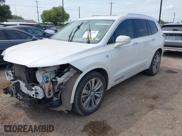 2022 Cadillac XT6 Premium Luxury with VIN 1GYKPCRS2NZ161800, listed as a IAAI auction lot 42174382 with 45,746 mi miles and . Bid and sale history available at DreamBid. Image 17.