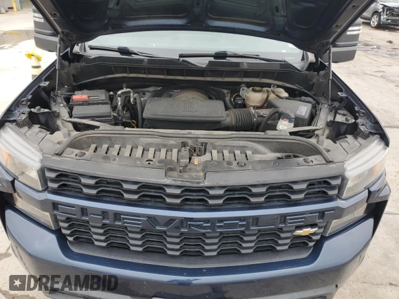 2019 Chevrolet Silverado 1500 Custom with VIN 3GCUYBEF1KG700224, listed as a Copart auction lot 79436234 with 81,814 mi miles and Salvage Title. Bid and sale history available at DreamBid. Image 11.
