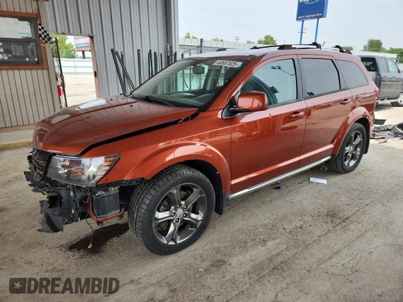 2014 Dodge Journey Crossroad with VIN 3C4PDCGG5ET264901, listed as a Copart auction lot 60807825 with 103,285 mi miles and Salvage title. Bid and sale history available at DreamBid. Image 1.