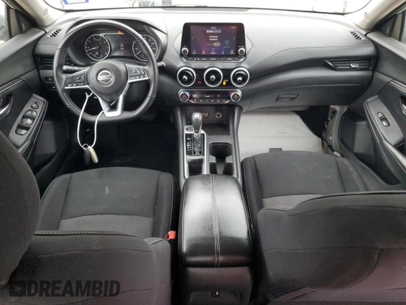 2021 Nissan Sentra SV with VIN 3N1AB8CV2MY261262, listed as a Copart auction lot 53751535 with 53,338 mi miles and Non Repairable. Bid and sale history available at DreamBid. Image 8.